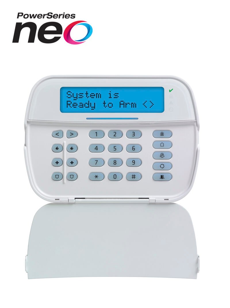 HS2LCDRF4 - Teclado PowerSeries NEO cabeado com display LCD c transceptor integrado - DSC
